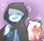  clothing robe sans_(undertale) switchtale tagme thegreatrouge toriel undertale video_games 