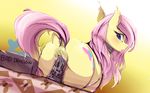  2016 anal anal_penetration anus bad_dragon blush box butt cutie_mark dildo dock english_text equine equine_dildo female feral fluttershy_(mlp) friendship_is_magic hair hi_res horse long_hair lunarmarshmallow mammal my_little_pony penetration pink_hair pony puffy_anus sex_toy solo text tongue tongue_out 