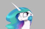  2016 equine female feral friendship_is_magic horn mammal my_little_pony princess_celestia_(mlp) silfoe solo unicorn 