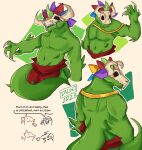 anthro bottomwear caldodilo claws clothing digital_media_(artwork) green_body hi_res lihzahrd loincloth looking_back male mask raised_claws scalie skull_mask solo tagme tail terraria witch_doctor_(terraria)
