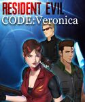  absurdres albert_wesker chris_redfield claire_redfield cover highres resident_evil resident_evil_-_code:_veronica 