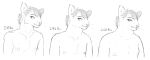 2021 anthro cettus clothed clothing domestic_cat felid feline felis hair male mammal natan_osorio_suarez nipples pecs sequence sketch slightly_chubby slightly_chubby_anthro slightly_chubby_male solo topless weight_gain weights