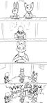  absurd_res anthro canine caprine clothing comic dawn_bellwether digital_media_(artwork) disney english_text eyewear fox frown fur glasses hi_res humor judy_hopps lagomorph mammal necktie nick_wilde open_mouth rabbit sheep shirt shocked sketch surprise table text tongue tongue_out yelling zhan zootopia 