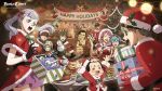  4girls 6+boys abs animal_costume arms_up asta_(black_clover) black_clover black_clover_m:_rise_of_the_wizard_king black_gloves black_hair blood blue_hair blush bow breasts brown_hair character_doll charmy_pappitson christmas christmas_tree cleavage closed_eyes copyright_name english_text finral_roulacase food fur-trimmed_gloves fur-trimmed_poncho fur_trim gauche_adlai gift gloves gordon_agrippa grey_(black_clover) grey_hair hair_bow hat highres holding holding_gift holly indoors large_breasts long_hair magna_swing multiple_boys multiple_girls muscular muscular_male noelle_silva nosebleed official_alternate_costume official_art open_mouth pink_hair purple_eyes red_bow red_gloves red_headwear red_poncho reindeer_costume santa_costume santa_hat short_hair short_twintails skirt smile stuffed_toy teeth twintails upper_teeth_only vanessa_enoteca yami_sukehiro 