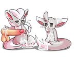  balls cinccino cum erection female feral male male/female male/male mammal minccino nintendo penis pok&eacute;mon pussy rodent simple_background snicker video_games yoshimister_(artist) 