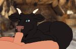 animated anthro balls barn big_butt bodily_fluids bovid bovine butt cattle digital_media_(artwork) duo fellatio genital_fluids genitals horn male male/male mammal mertvykhcrows nude open_mouth oral overweight penile penis pixel_(artwork) sex short_playtime simple_background sucking_penis