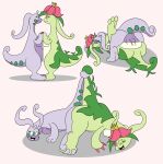ass_to_ass butt dinossom dragon entwined_toes eye_contact feet female female/female foot_fetish foot_play footsie from_behind_position from_front_position generation_6_pokemon goodra grinding hand_holding happy happy_sex hi_res humping kissing looking_at_another lying mating_press mepwep missionary_position nintendo nude on_back palworld pokemon pokemon_(species) sex soles toes tribadism vaginal