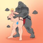 abs absurd_res air_creature air_humanoid big_bulge big_dom_small_sub big_muscles big_nipples big_pecs blonde_hair blush bulge clothed clothing cloud cloud_humanoid dominant dominant_humanoid dominant_male duo elemental_creature elemental_humanoid grey_body hair hi_res holding_partner human human_on_humanoid humanoid interspecies jockstrap jockstrap_only larger_humanoid larger_male living_cloud male male/male mammal muscular muscular_human muscular_humanoid muscular_male navel nipples pec_grab pecs quuynart signature size_difference smaller_human smaller_male submissive submissive_human submissive_male topless topless_male underwear underwear_only