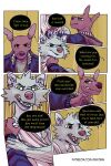 angry bastriw canid canine canis clothing comic dialogue domestic_dog green_eyes hairless hairless_dog hi_res male mammal manu_(bastriw) nico_(bastriw) primitive_dog text wolf xoloitzcuintli yellow_eyes