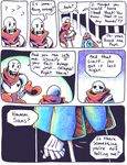  2016 aftertale animated_skeleton bone boots clothing comic dialogue english_text footwear gloves jacket loverofpiggies not_furry pants papyrus_(undertale) sans_(undertale) scarf skeleton slippers text tree undead undertale video_games 