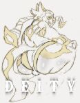 anthro big_butt butt canid canine canis domestic_dog dreadlocks ear_piercing fracphoria_the_deity gold_tattoo hi_res looking_at_viewer looking_back looking_back_at_viewer male mammal monochrome piercing sketch slightly_chubby solo text