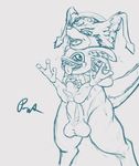  anal anthro balls duo fizz_(lol) league_of_legends male male/male marine pawknight penis sex sketch tagme tongue tongue_out video_games 