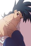  1boy cardfight!!_vanguard huryusyou katsuragi_kamui looking_at_viewer male_focus red_eyes solo student undressing 