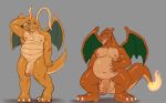  anthro big_penis blue_eyes blush charizard claws dragonite fire foreskin glans hand_on_stomach humanoid_penis klent looking_at_viewer male male/male navel nintendo nipples nude open_mouth overweight overweight_male penis pok&eacute;mon pok&eacute;mon_(species) scalie sharp_teeth simple_background slightly_chubby smile source_request standing teeth thick_penis toe_claws uncut unknown_artist video_games wings 