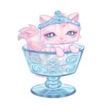  1:1 container crown cup domestic_cat felid feline felis female feral fluffy fluffy_tail fur glass glass_container glass_cup glistening glistening_eyes green_eyes hasbro headgear hi_res littlest_pet_shop lps_460 lpsmilktea mammal micro paws persian_cat pink_body pink_fur pink_nose prick_ears pupils smile solo sparkles sparkling_eyes tabby_cat tail tiara unusual_pupils 