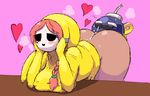  &lt;3 big_butt blush bob-omb breasts butt clothing cum cum_on_butt facial_hair hair mario_bros mother mustache nintendo nipple_bulge orange_hair parent ponytail sex shygirl shyguy smile sweat video_games 