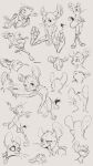  ambiguous_gender animancer big_ears blep dipodid female heads hi_res invalid_tag jerboa luck_(animancer) mammal nude paws rodent sketch tongue tongue_out 