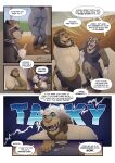  absurd_res aldrich_haynes_(thepurp) angry anthro butler cleaning_tool clothed clothed/nude clothing comic dialogue digital_media_(artwork) english_text equid equine facial_hair felid foreskin genitals group hand_on_shoulder hi_res hooves horse hudson_(thepurp) humanoid_genitalia humanoid_penis lion male male/male mammal mop mopping mostly_nude muscular muscular_anthro muscular_male nude pantherine penis procyonid raccoon roman_(thepurp) tail text thepurp 