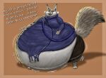  2024 absurd_res anthro belly big_belly canid canine claws clothed clothing dialogue dreamworks ears_up fangs female fox fur hi_res ian-exe kung_fu_panda looking_at_viewer mammal morbidly_obese morbidly_obese_anthro morbidly_obese_female motion_lines obese obese_anthro obese_female open_mouth overweight overweight_anthro overweight_female raised_tail signature smile smiling_at_viewer solo sound_effects standing tail talking_to_viewer teeth text zhen_(kung_fu_panda) 