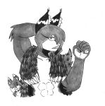  absurd_res animal_skin anthro arm_tuft big_breasts big_ears big_hands bobtail breasts canid canine canis chest_tuft ear_tuft efradraws eyebrows felid feline female fur graphite_(artwork) hair hi_res inner_ear_fluff lynx mammal markings monochrome northwind_(efradraws) one_eye_obstructed pencil_(artwork) pupils short_hair short_tail shoulder_tuft simple_background sketch slit_pupils solo spots spotted_body spotted_fur tail thick_eyebrows traditional_media_(artwork) tuft uspul_(efradraws) white_background wolf yamane_(efradraws) 