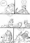  anthro bernielover blush clothing comic disney female hyena intersex judy_hopps lagomorph male mammal penis rabbit rebecca_(bernielover) zootopia 