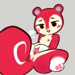  1:1 animal_crossing anonymous_artist anthro anus breasts female genitals hi_res lying mammal nintendo nipples nude nude_female open_mouth poppy_(animal_crossing) presenting presenting_pussy pussy red_body rodent sciurid small_breasts solo spread_legs spread_pussy spreading tree_squirrel 