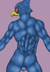  avian balls butt falco_lombardi male muscular nintendo solo star_fox thevillager video_games 