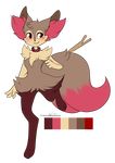  braxien brown_fur canine fan_character female fox freeze-pop88 fur mammal nintendo pink_fur pok&eacute;mon tan_fur video_games 