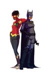  batgirl batman_beyond belt boots cape danica_williams dark_skin dc_comics dcau full_body gloves goggles knee_pads mask multiple_girls nissa simple_background sneakers standing the_flash thigh_strap weapon white_background white_shoes 