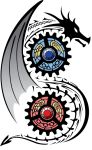  chain dragon gears gem horn logo official_art saorsa scales scalie wings wyrm z993126 