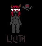  7.8/10&quot;toomuchporn&quot; animated blindfold breasts cute demon female hair horn incubus lilith pussy the_binding_of_isaac the_binding_of_isaac_afterbirth video_games 