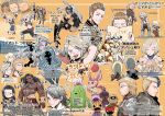  3girls animal_ears armor ashelia_b&#039;nargin_dalmasca balthier basch_fon_ronsenburg blonde_hair braid breasts character_request closed_mouth dark-skinned_female dark_skin ears_through_headwear final_fantasy final_fantasy_xii fran_(ff12) helmet highres larsa_ferrinas_solidor long_hair looking_at_viewer medium_breasts multiple_boys multiple_girls muscular muscular_male nnnmmg0725 open_mouth penelo rabbit_ears short_hair simple_background smile thighhighs twin_braids twintails vaan_(ff12) viera white_hair 