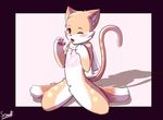  2016 blinking blushes cat cub cute feline fur mammal paws scarf senz shadow sitting tongue young 
