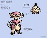  audino breloom hybrid nintendo pok&eacute;mon pokebreeder shroomish video_games 