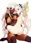  ass bikini chaika_trabant cleavage detexted erect_nipples full_metal_daemon_muramasa gun hitsugi_no_chaika megane namaniku_atk nipple_slip pointy_ears possible_duplicate sansei_muramasa swimsuits thighhighs thong underboob 