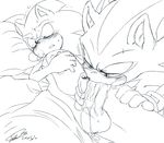  anthro balls bed blush breath clothing cum cum_from_mouth cum_in_mouth cum_inside duo embarrassed erection eyes_closed fellatio gloves half-closed_eyes hedgehog lying male male/male mammal mostly_nude on_back on_bed oral panting penis penis_grab perspective sex shadow_the_hedgehog signature sleep_sex sleeping soina sonic_(series) sonic_the_hedgehog under_covers 