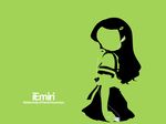  green ipod kimidori_emiri parody silhouette suzumiya_haruhi_no_yuuutsu 