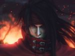  final_fantasy final_fantasy_vii final_fantasy_vii_advent_children fire vincent_valentine 