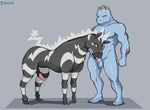  b-intend balls duo fellatio machoke male male/male nintendo oral penis pok&eacute;mon sex video_games zebstrika 