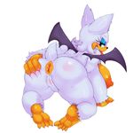  all_fours anthro anus bat big_breasts big_butt blue_eyes blush breasts butt female fur looking_back mammal matospectoru presenting presenting_hindquarters pussy rouge_the_bat simple_background solo sonic_(series) spread_butt spreading tongue tongue_out werebat white_background white_fur wings 
