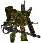  arms_at_sides beam_gun beam_rifle chain_gun char&#039;s_counterattack clenched_hand commentary_request energy_gun full_body geara_doga gun gundam gundam_msv highres holding holding_gun holding_weapon looking_at_viewer mecha mecha_focus mobile_suit neo_zeon no_humans one-eyed red_eyes robot science_fiction shoulder_spikes simple_background solo spikes standing sturm_faust sugitani_shougo thrusters weapon white_background 