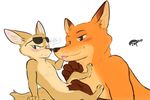  canine disney father father_and_son fennec finnick fox mammal nick-wilde parent son young zootopia 