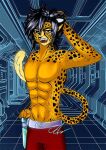 &quot; cheetah-alien damn deity digital_media_(artwork) hi_res humanoid i kurai male palya sleep..&quot; solo suite want