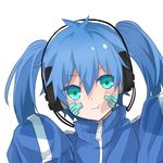 :t adorably_cute aqua_eyes artist_request blue_hair blush cute ene_(kagerou_project) enomoto_takane female frown headphones kagerou_project kuangquanshui long_hair long_sleeves md5_mismatch pout pouting solo twintails 