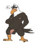  angry_birds anthro avian balls bird eagle humanoid_penis male mighty_eagle penis skoogers solo video_games 