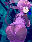  android artist_request ass ass_cutout ass_expansion blush bodysuit breasts cameltoe come_hither corruption dark_persona demon_tail demon_wings eroruru from_behind gloves green_eyes heart heart_cutout helmet huge_ass leaning leaning_forward long_hair looking_back naughty_face rockman rockman_exe roll_exe shiny shiny_clothes skin_tight smile solo tail thighhighs tongue tongue_out turtleneck 