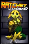  anthro bound clothed clothing comic digital_media_(artwork) english_text fur hi_res iudicium_86 lombax muscular prisoner ratchet ratchet_and_clank sitting text topless torn_clothing video_games 
