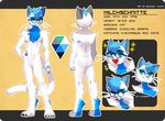  anthro english_text eyewear fangs featureless_crotch feline glasses male mammal model_sheet nude open_mouth rekuuhh simple_background smile solo standing teeth text tongue tongue_out 