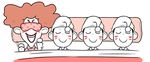  ad_youkai blush_stickers from_above kflamingo male_focus mister_movien monochrome multiple_boys open_mouth simple_background sleep_mask smile sparkle under_covers white_background youkai_watch 