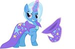  cape clothing equine female feral friendship_is_magic fur hair hat horn horse levitation magic_glow mammal my_little_pony pony solo trixie_(mlp) unicorn 